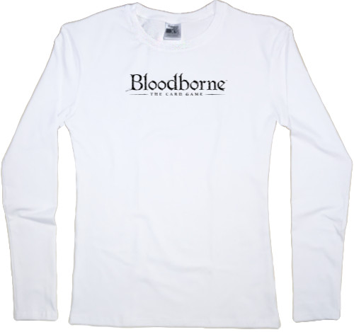 Women's Longsleeve Shirt - Bloodborne лого - Mfest