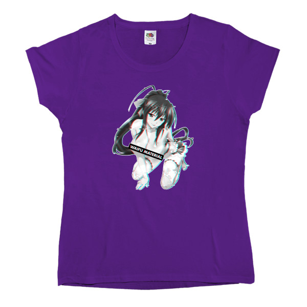 Women's T-shirt Fruit of the loom - Акено Хімеджіма Waifu - Mfest