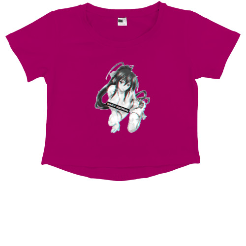 Kids' Premium Cropped T-Shirt - Акено Хімеджіма Waifu - Mfest