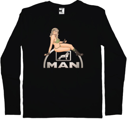 Men's Longsleeve Shirt - MAN logo 2 - Mfest