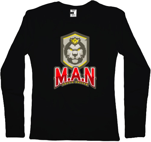 Women's Longsleeve Shirt - MAN logo - Mfest