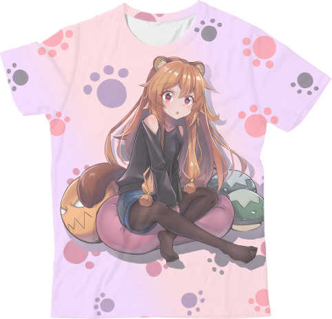 Kids' T-Shirt 3D - Raphtalia Otaku 5 - Mfest