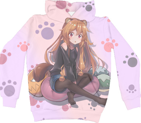 Худи 3D Унисекс - Raphtalia Otaku 5 - Mfest