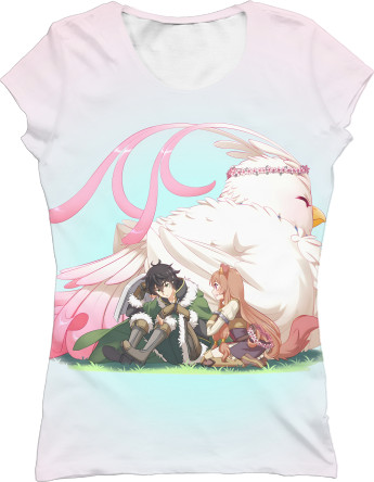 Women's T-Shirt 3D - Tate no Yuusha no Nariagari - Mfest