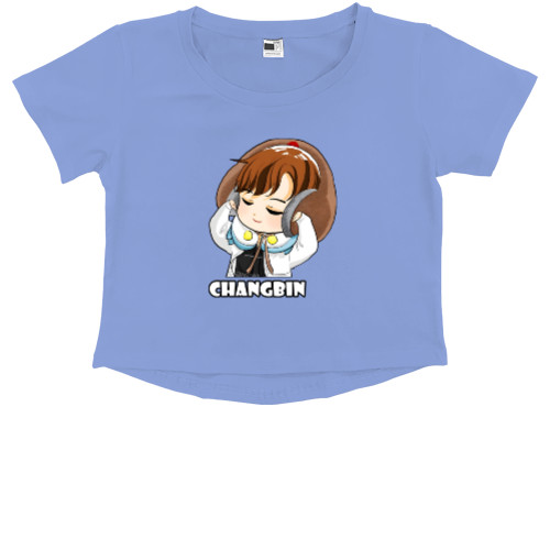 Kids' Premium Cropped T-Shirt - Чан Бін - Mfest