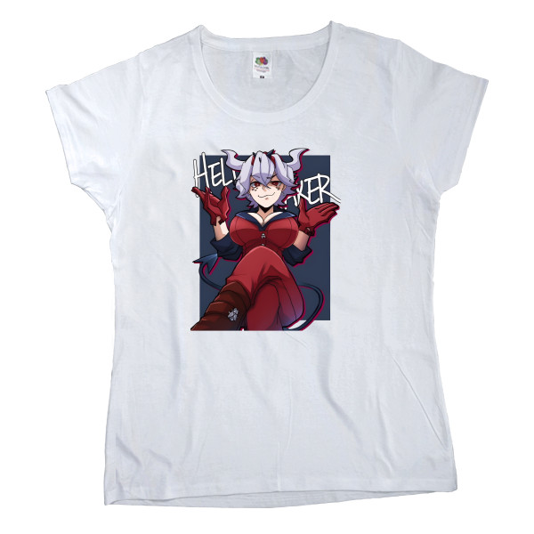 Women's T-shirt Fruit of the loom - Helltaker 9 - Mfest