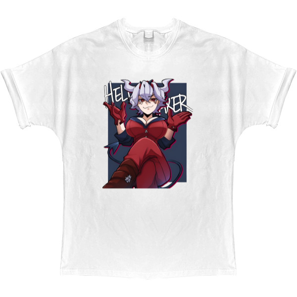 T-shirt Oversize - Helltaker 9 - Mfest