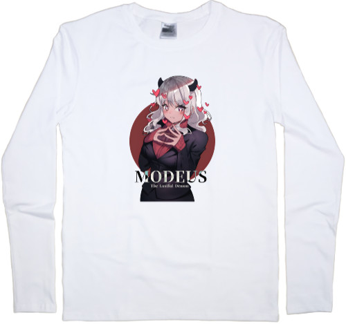 Kids' Longsleeve Shirt - Helltaker Modeus - Mfest