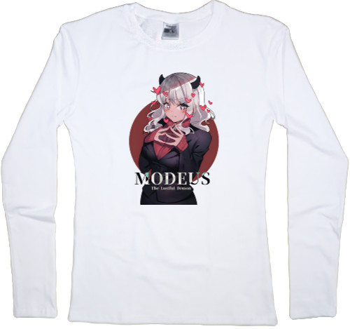 Women's Longsleeve Shirt - Helltaker Modeus - Mfest