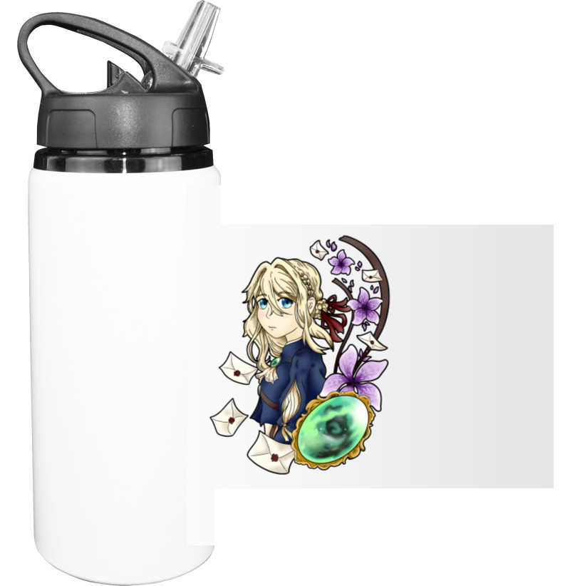 Sport Water Bottle - Violet evergarden 14 - Mfest