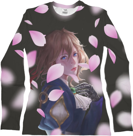 Women's Longsleeve Shirt 3D - Violet evergarden 12 - Mfest