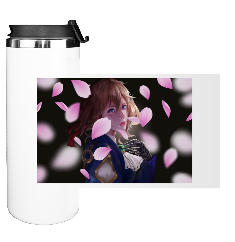 Water Bottle on Tumbler - Violet evergarden 12 - Mfest