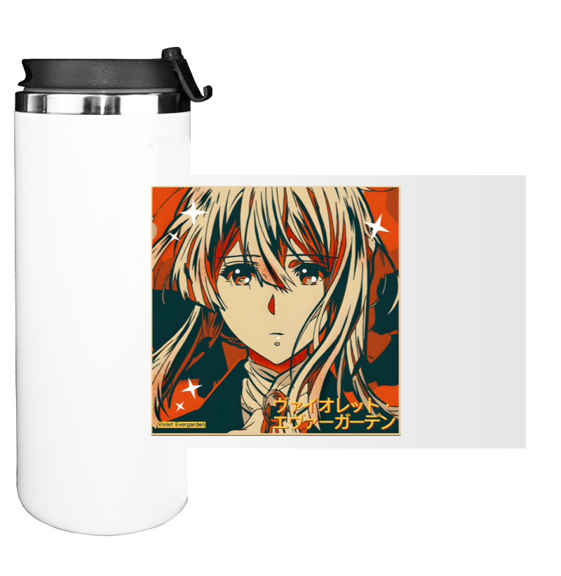 Water Bottle on Tumbler - Violet evergarden 9 - Mfest