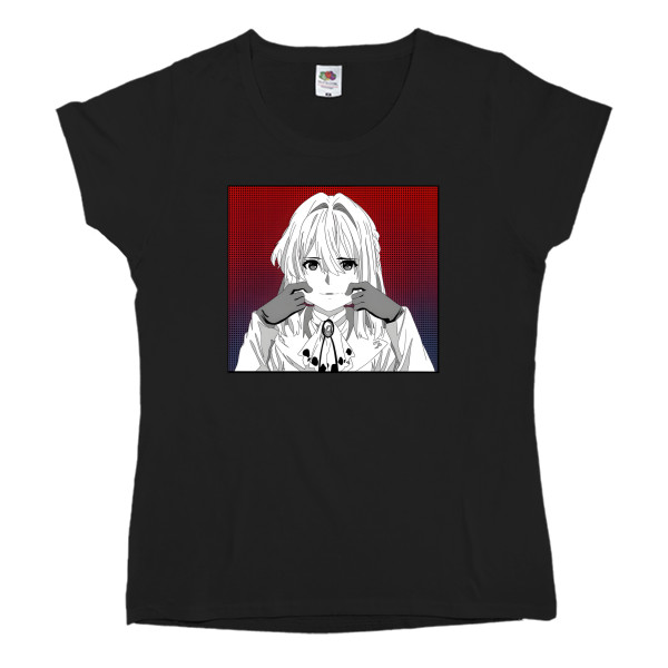 Women's T-shirt Fruit of the loom - Violet evergarden 8 - Mfest