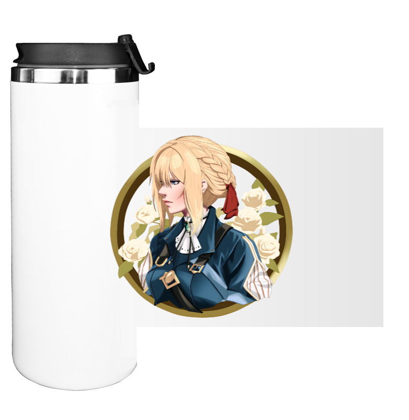 Water Bottle on Tumbler - Violet evergarden 7 - Mfest