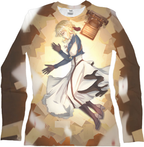 Women's Longsleeve Shirt 3D - Violet evergarden 6 - Mfest