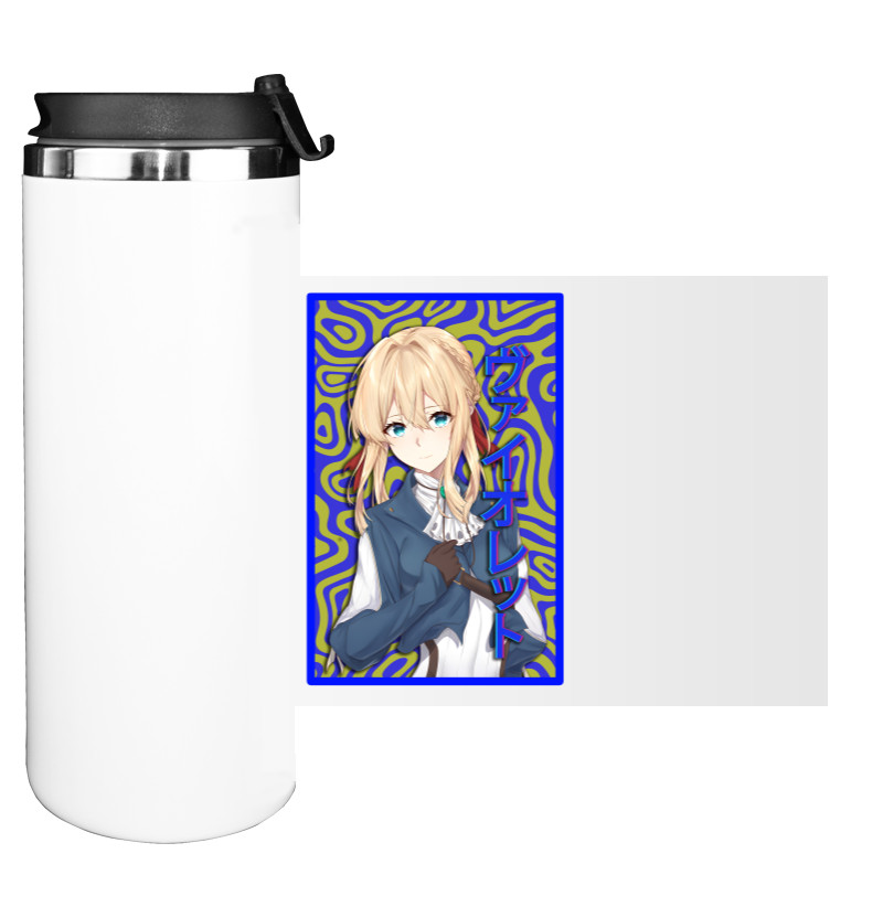 Water Bottle on Tumbler - Violet evergarden 5 - Mfest