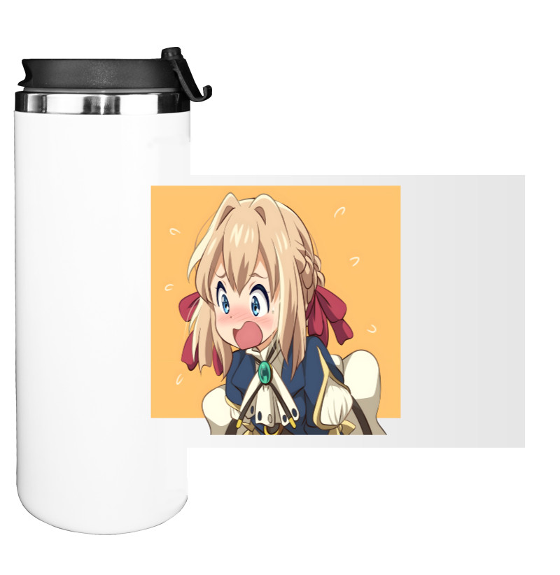 Water Bottle on Tumbler - Violet evergarden 4 - Mfest