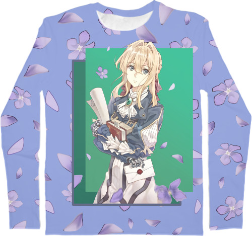 Men's Longsleeve Shirt 3D - Violet evergarden 2 - Mfest