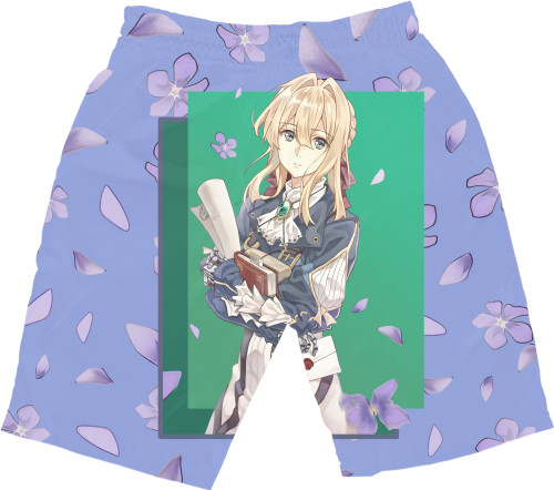 Men's Shorts 3D - Violet evergarden 2 - Mfest