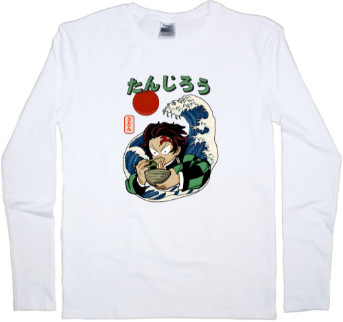 Kids' Longsleeve Shirt - Tanjiro Kamado 3 - Mfest