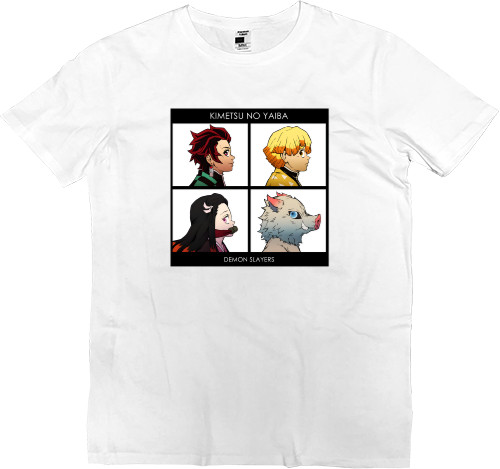 Men’s Premium T-Shirt - Demon slayer Gorilaz - Mfest