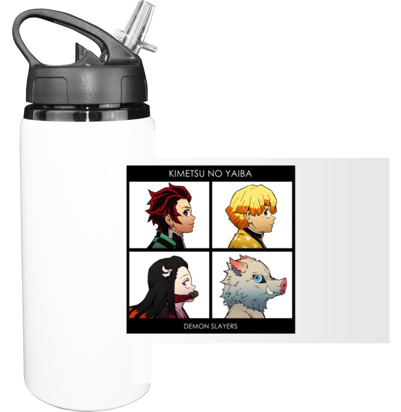 Sport Water Bottle - Demon slayer Gorilaz - Mfest