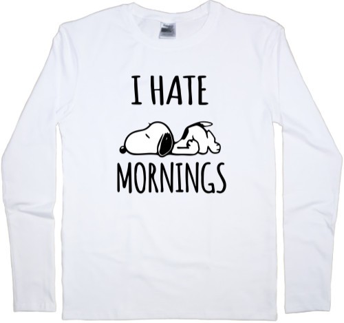 Men's Longsleeve Shirt - Hate Morning - Mfest