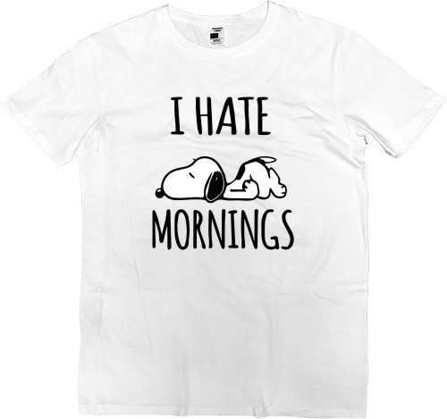 Футболка Премиум Детская - Hate Morning - Mfest