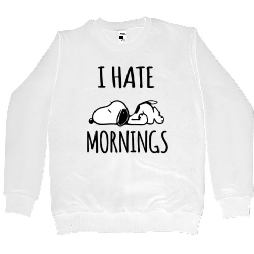 Men’s Premium Sweatshirt - Hate Morning - Mfest