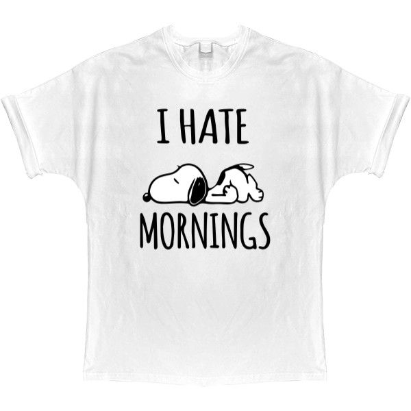 T-shirt Oversize - Hate Morning - Mfest