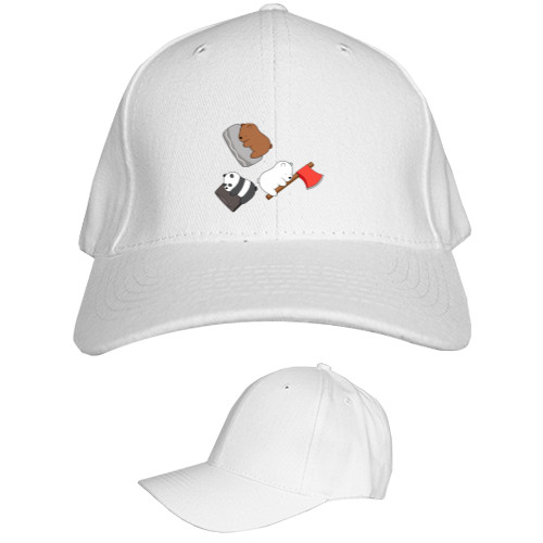 Kids' Baseball Cap 6-panel - Мы голые медведи - Mfest