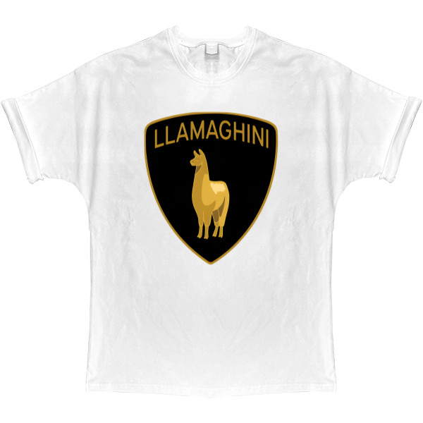 T-shirt Oversize - LLAMAGHINI - Mfest