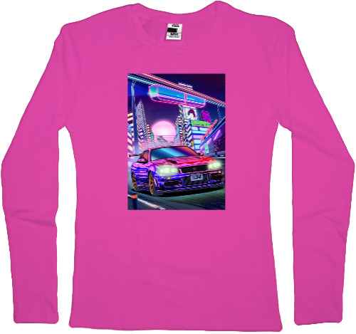 Women's Longsleeve Shirt - Nissan Skyline R34 - Mfest