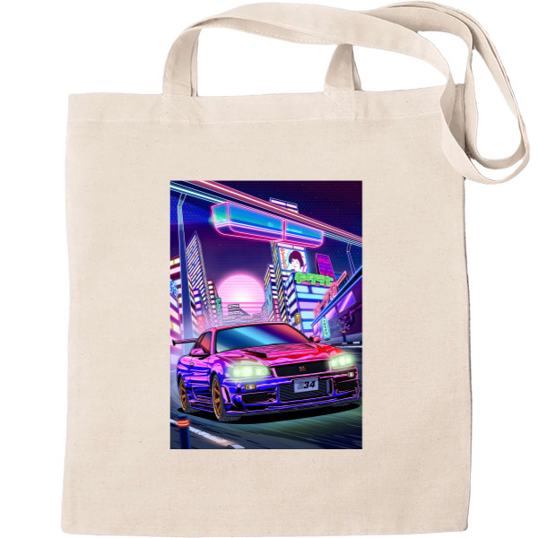 Tote Bag - Nissan Skyline R34 - Mfest