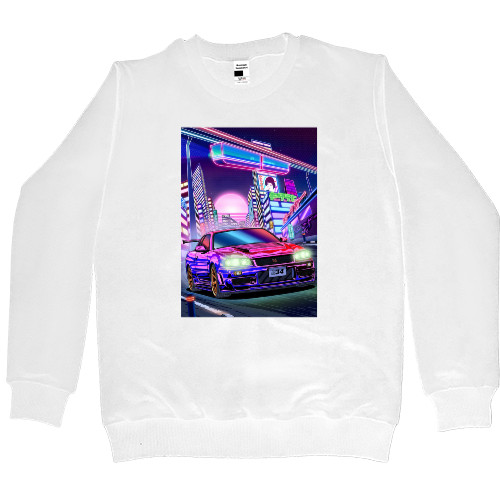 Women's Premium Sweatshirt - Nissan Skyline R34 - Mfest