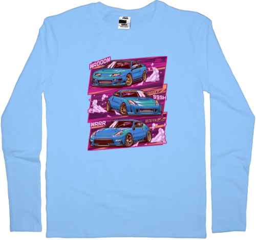 Kids' Longsleeve Shirt - Retro Nissan - Mfest