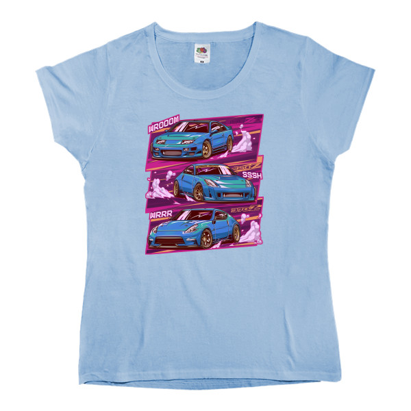 Women's T-shirt Fruit of the loom - Retro Nissan - Mfest