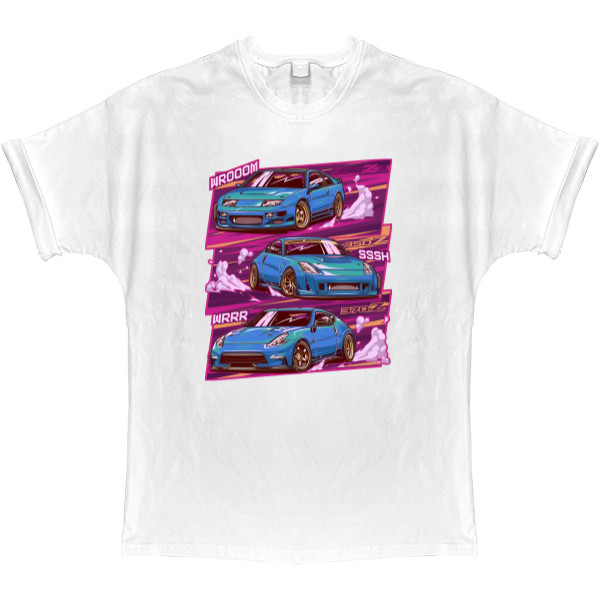 T-shirt Oversize - Retro Nissan - Mfest