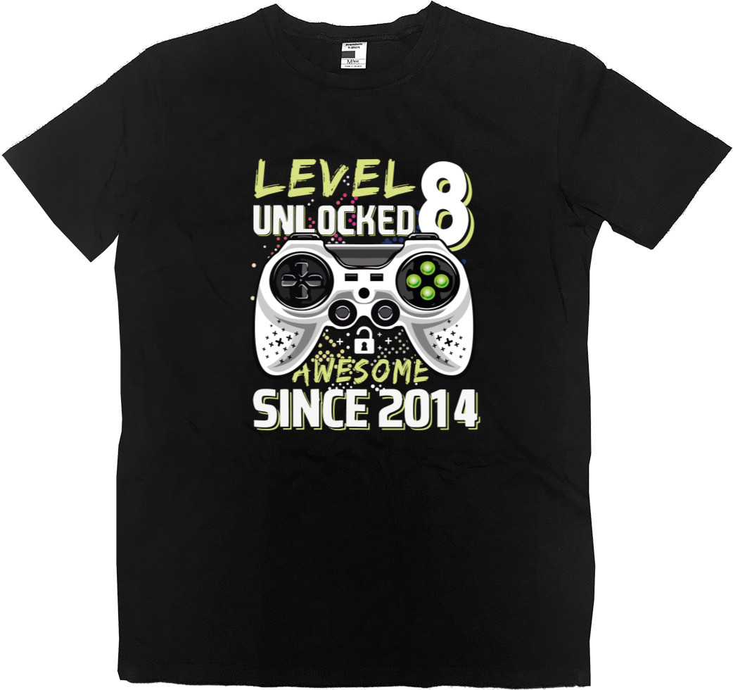 Men’s Premium T-Shirt - Level  Unlocked Awesome Since - Mfest