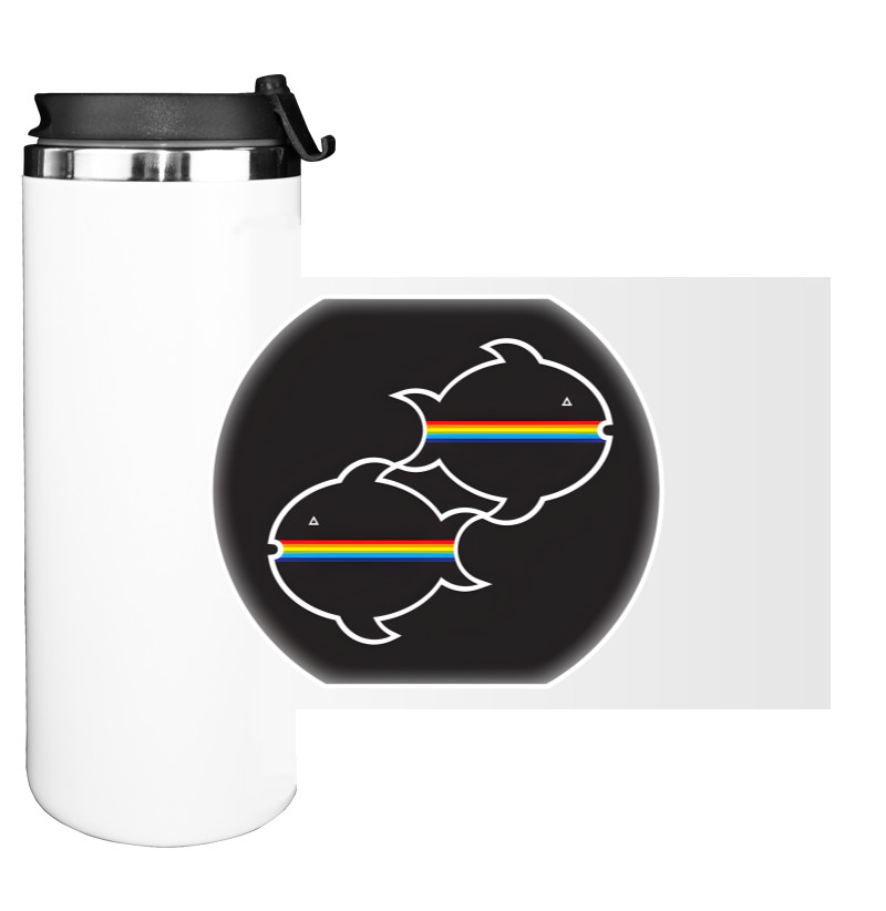 Water Bottle on Tumbler - Pink Floyd 4 - Mfest