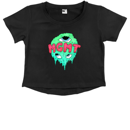 Kids' Premium Cropped T-Shirt - MGMT - Mfest