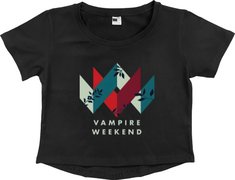 Women's Cropped Premium T-Shirt - Vampire Weekend - Mfest