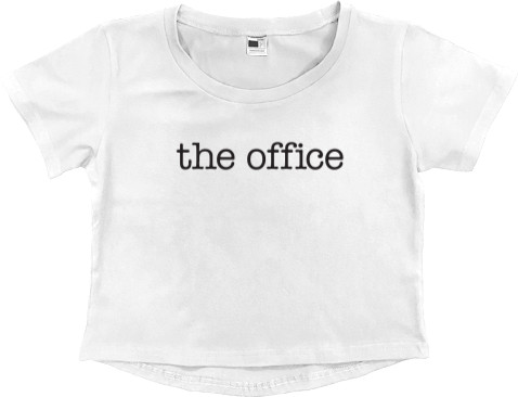 Women's Cropped Premium T-Shirt - The Office - Mfest