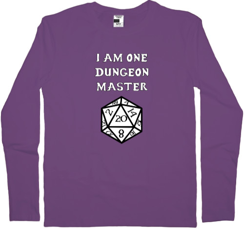 Dungeons and Dragons - Футболка з Довгим Рукавом Чоловіча - I am one dungeon master - Mfest