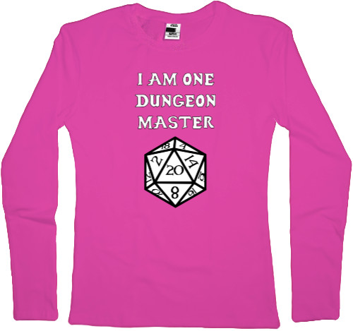 Women's Longsleeve Shirt - I am one dungeon master - Mfest