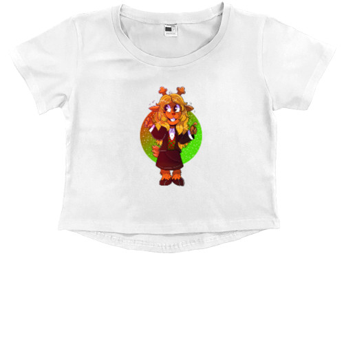 Kids' Premium Cropped T-Shirt - Deltarune Ноель - Mfest