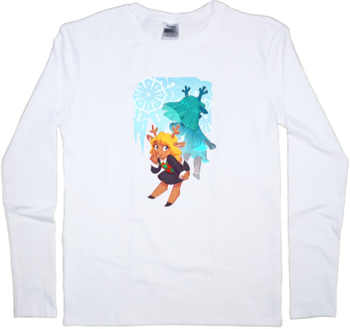 Men's Longsleeve Shirt - Deltarune Noelle Holiday - Mfest