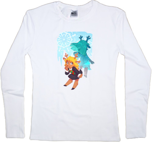 Women's Longsleeve Shirt - Deltarune Noelle Holiday - Mfest