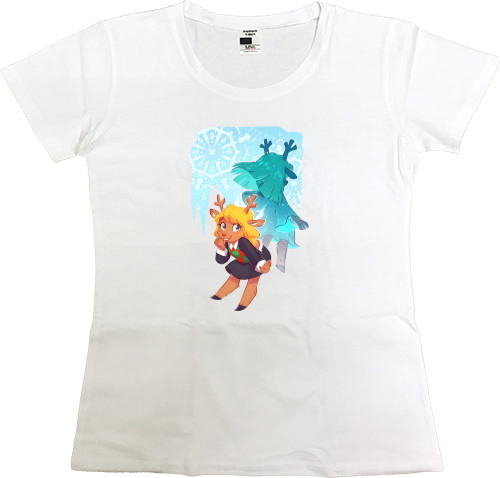 Women's Premium T-Shirt - Deltarune Noelle Holiday - Mfest